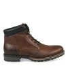 Bottines Rangers MARRON Homme CUIR Lacets