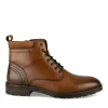 Bottines Rangers MARRON Homme CUIR Motif Uni Lacets