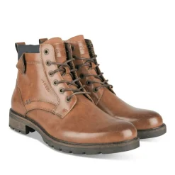 Bottines Rangers MARRON Homme Motif Uni Lacets