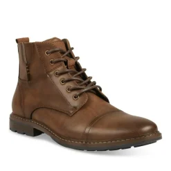 Bottines Rangers MARRON Homme Lacets