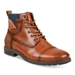 Bottines Rangers MARRON Homme Lacets
