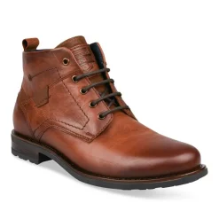 Bottines Rangers MARRON Homme CUIR Lacets