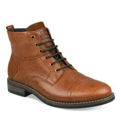 Bottines Rangers MARRON Homme CUIR Lacets