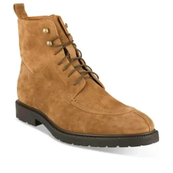 Bottines Rangers MARRON Homme CUIR Motif Uni Lacets