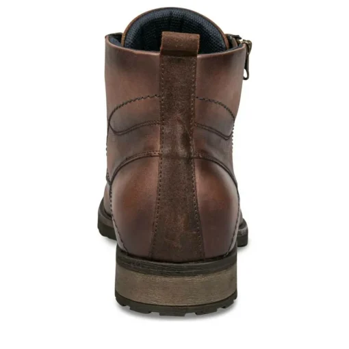 Bottines Rangers MARRON Homme CUIR Lacets