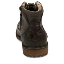 Bottines Rangers MARRON Homme Lacets