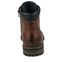 Bottines Rangers MARRON Homme CUIR Lacets
