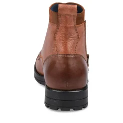 Bottines Rangers MARRON Homme CUIR Lacets