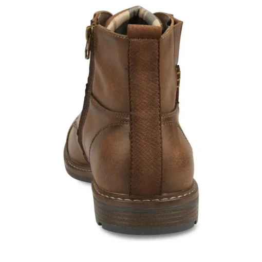 Bottines Rangers MARRON Homme Lacets