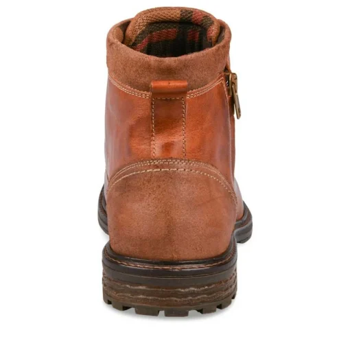 Bottines Rangers MARRON Homme CUIR Lacets
