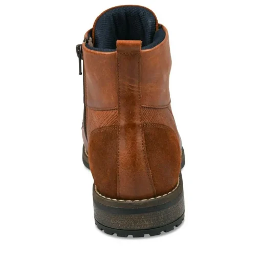 Bottines Rangers MARRON Homme CUIR Lacets