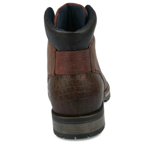 Bottines Rangers MARRON Homme CUIR Lacets