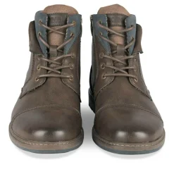 Bottines Rangers MARRON Homme Motif Uni Lacets
