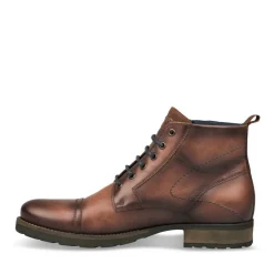 Bottines Rangers MARRON Homme CUIR Lacets
