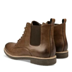 Bottines Rangers MARRON Homme Motif Uni Lacets