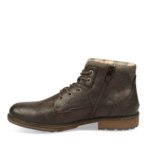 Bottines Rangers MARRON Homme Lacets