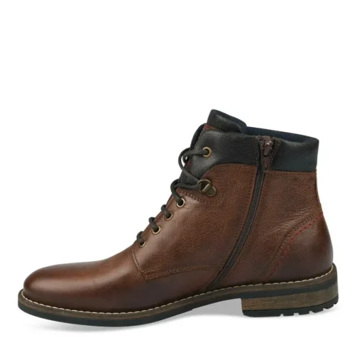 Bottines Rangers MARRON Homme CUIR Lacets