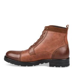 Bottines Rangers MARRON Homme CUIR Lacets