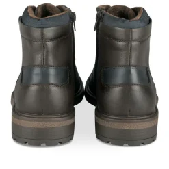 Bottines Rangers MARRON Homme Motif Uni Lacets