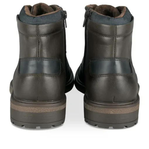 Bottines Rangers MARRON Homme Motif Uni Lacets