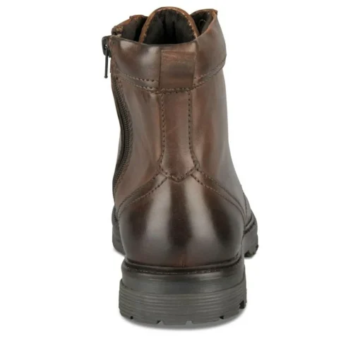 Bottines Rangers MARRON Homme CUIR Motif Uni Lacets