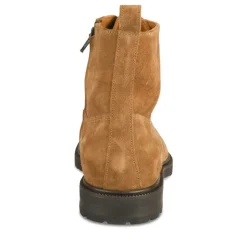 Bottines Rangers MARRON Homme CUIR Motif Uni Lacets