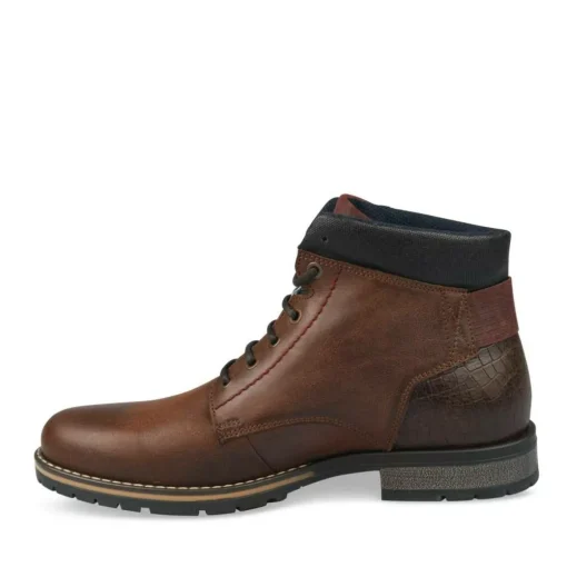 Bottines Rangers MARRON Homme CUIR Lacets