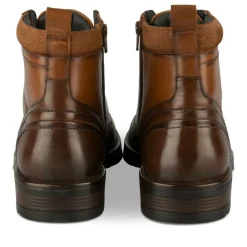 Bottines Rangers MARRON Homme CUIR Motif Uni Lacets