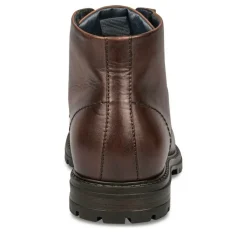 Bottines Rangers MARRON Homme CUIR Lacets