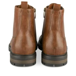 Bottines Rangers MARRON Homme Motif Uni Lacets
