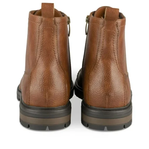 Bottines Rangers MARRON Homme Motif Uni Lacets