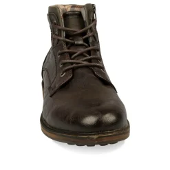Bottines Rangers MARRON Homme Lacets