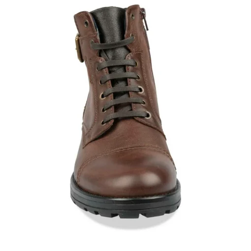 Bottines Rangers MARRON Homme CUIR Lacets