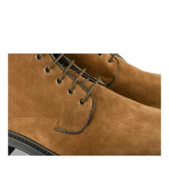 Bottines Rangers MARRON Homme CUIR Motif Uni Lacets