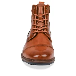 Bottines Rangers MARRON Homme Lacets