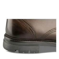 Bottines Rangers MARRON Homme CUIR Motif Uni Lacets