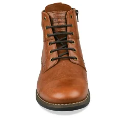 Bottines Rangers MARRON Homme CUIR Lacets