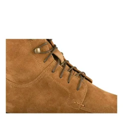 Bottines Rangers MARRON Homme CUIR Motif Uni Lacets