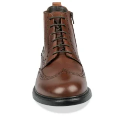 Bottines Rangers MARRON Homme CUIR Lacets