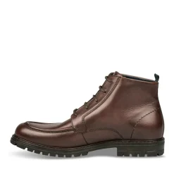 Bottines Rangers MARRON Homme CUIR Lacets