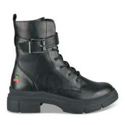 Bottines Rangers NOIR Femme Motif Uni Lacets
