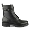 Bottines Rangers NOIR Femme Motif Clouté Lacets