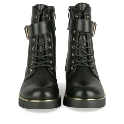 Bottines Rangers NOIR Femme Motif Uni Lacets