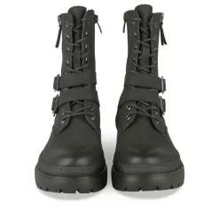 Bottines Rangers NOIR Femme Motif Uni Lacets