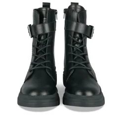 Bottines Rangers NOIR Femme Motif Uni Lacets