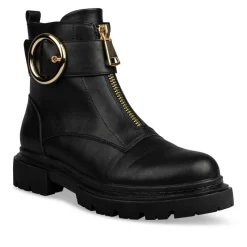 Bottines Rangers NOIR Femme Fermeture éclair