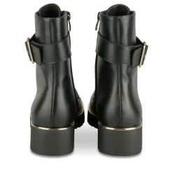 Bottines Rangers NOIR Femme Motif Uni Lacets