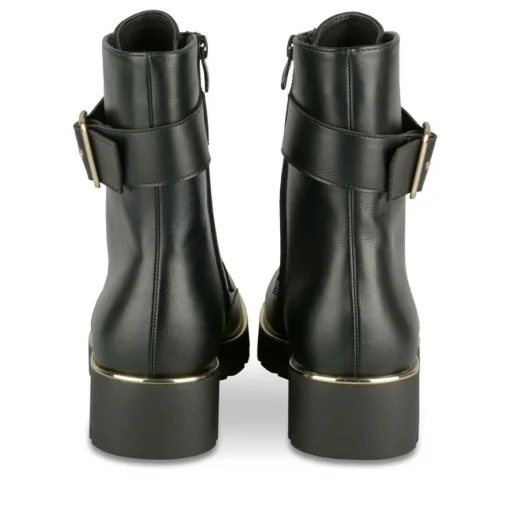 Bottines Rangers NOIR Femme Motif Uni Lacets