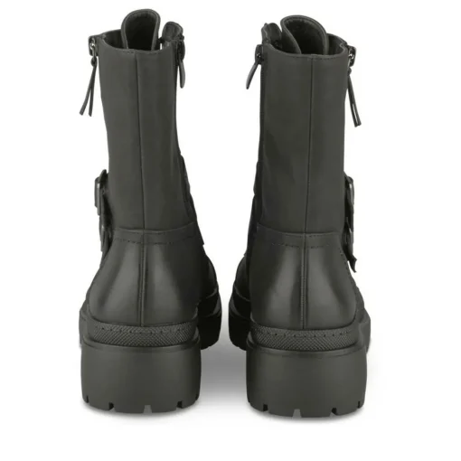 Bottines Rangers NOIR Femme Motif Uni Lacets