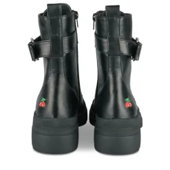 Bottines Rangers NOIR Femme Motif Uni Lacets